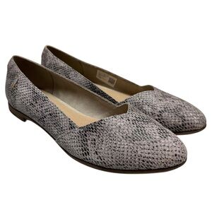 Toms Julie Cobblestone Snakeskin‎ Flats Shoes Women’s 8 career office business